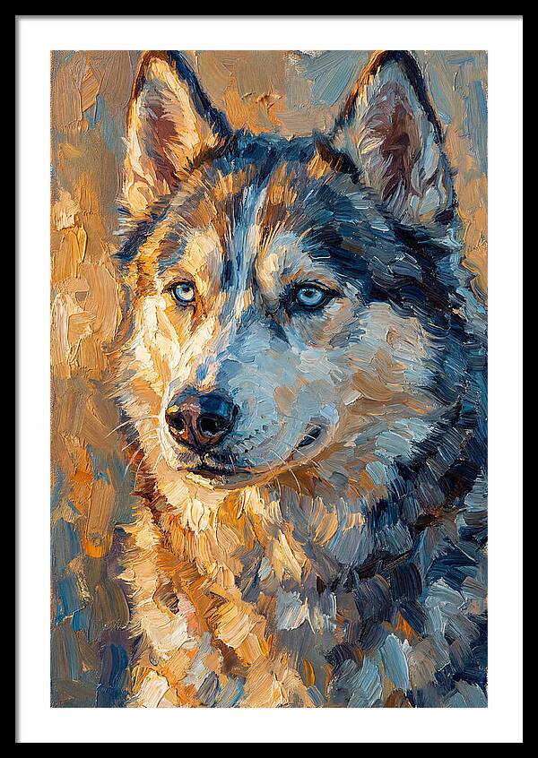 Majestic Siberian Husky