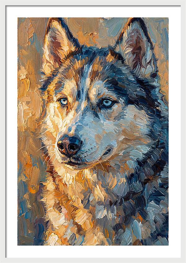 Majestic Siberian Husky