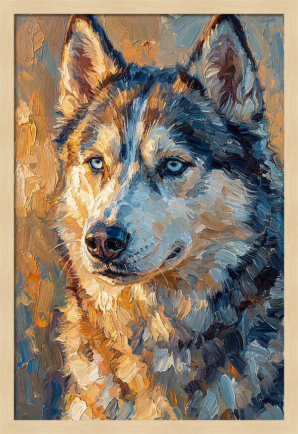 Majestic Siberian Husky