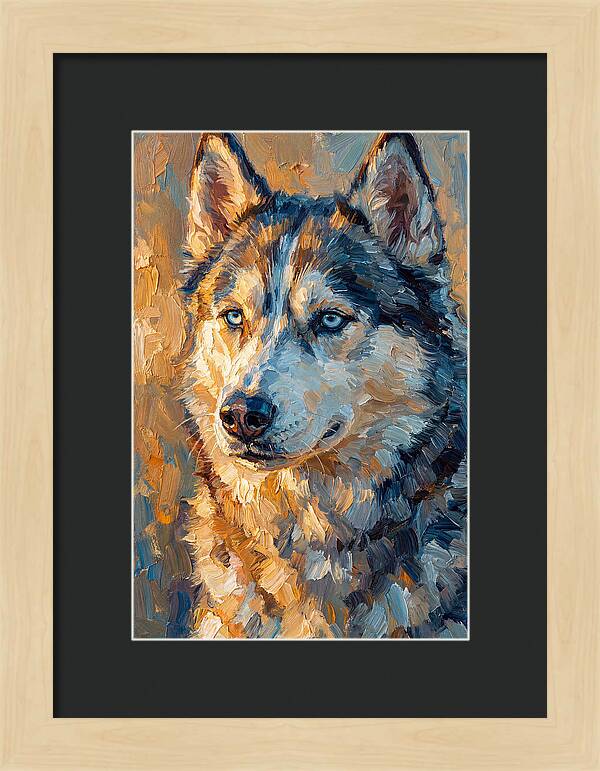 Majestic Siberian Husky