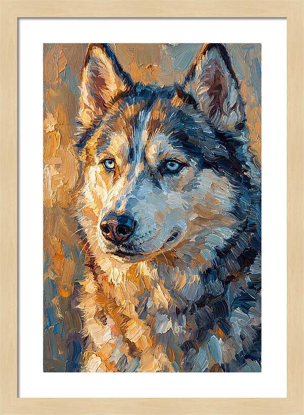 Majestic Siberian Husky