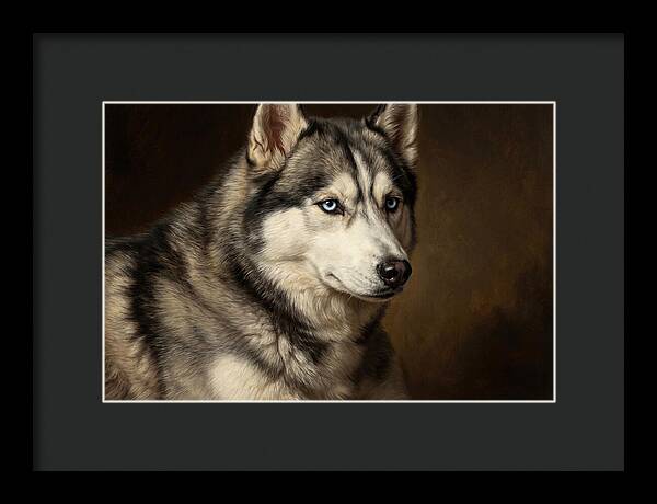 Majestic Siberian Husky