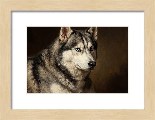 Majestic Siberian Husky