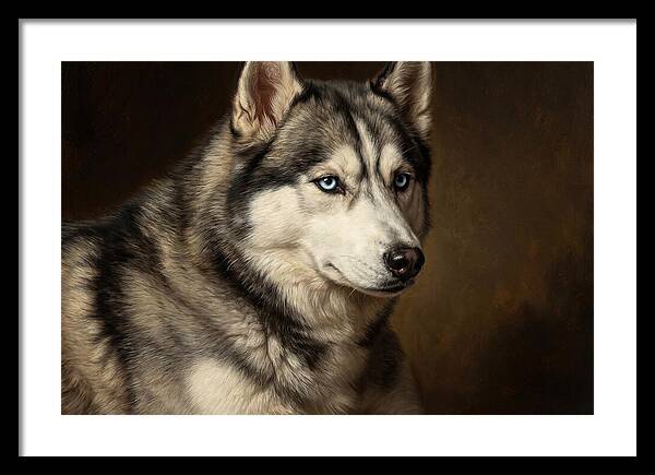 Majestic Siberian Husky