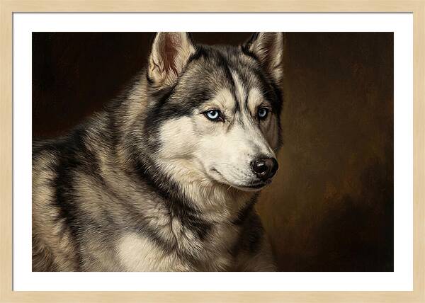 Majestic Siberian Husky