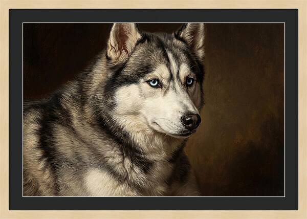 Majestic Siberian Husky