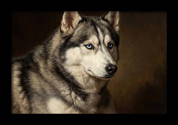 Majestic Siberian Husky
