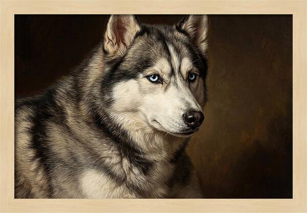 Majestic Siberian Husky