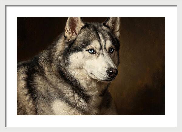 Majestic Siberian Husky