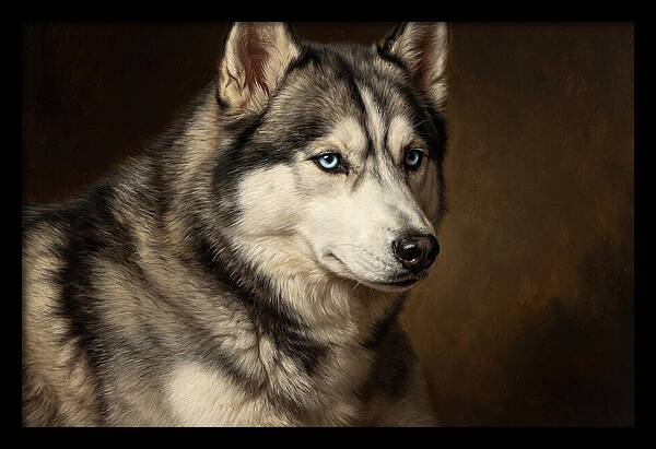 Majestic Siberian Husky