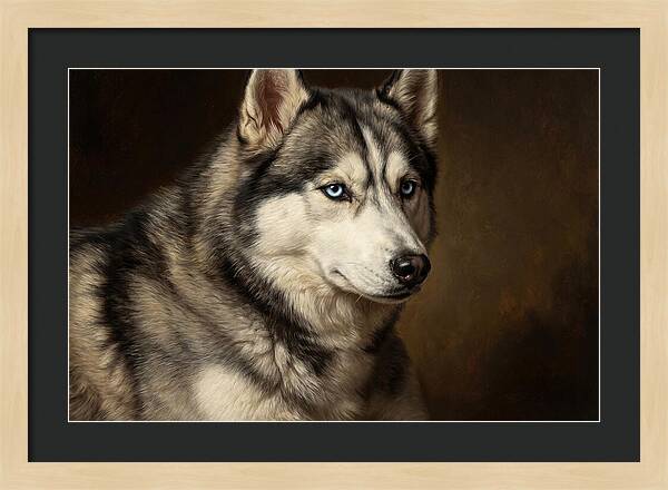 Majestic Siberian Husky