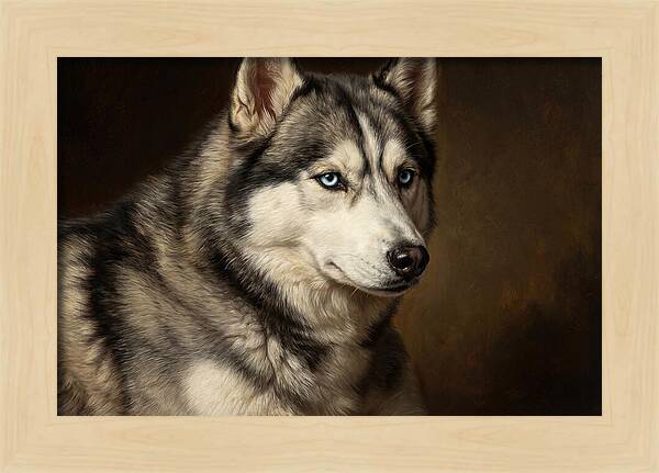 Majestic Siberian Husky