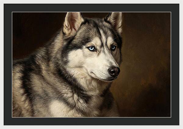 Majestic Siberian Husky