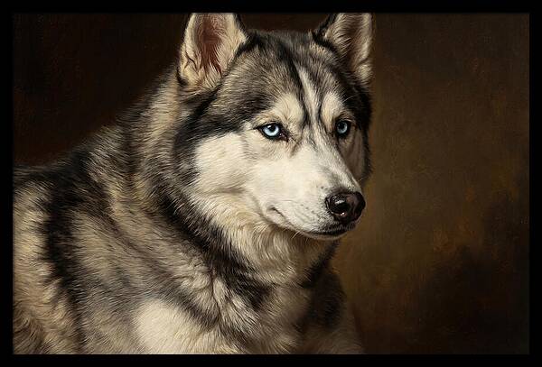 Majestic Siberian Husky