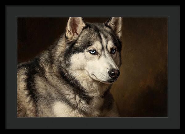 Majestic Siberian Husky