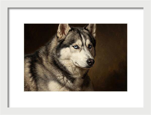 Majestic Siberian Husky