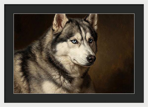 Majestic Siberian Husky