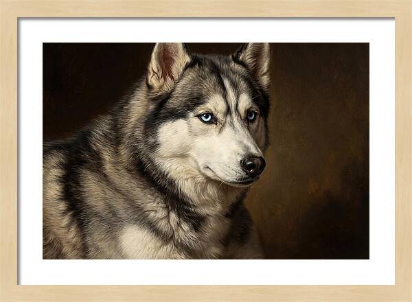 Majestic Siberian Husky