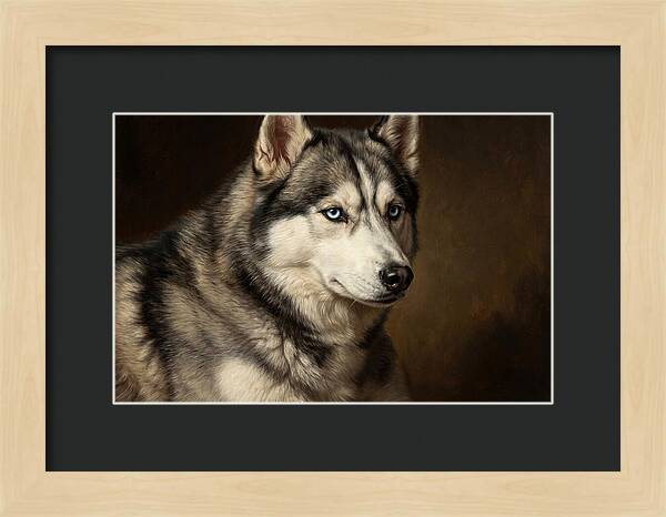 Majestic Siberian Husky