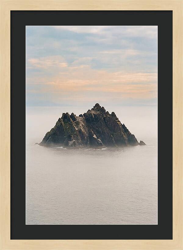 Majestic Skellig Michael Above The Waves