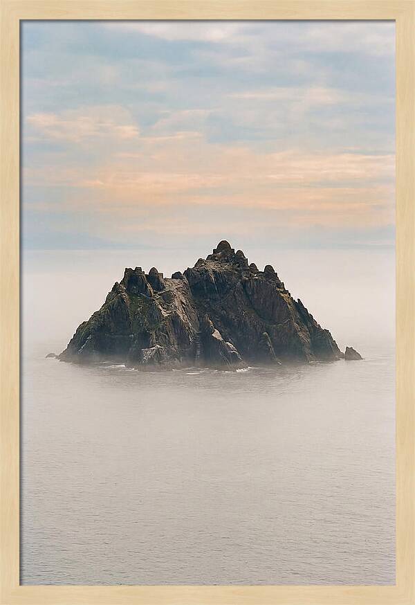 Majestic Skellig Michael Above The Waves