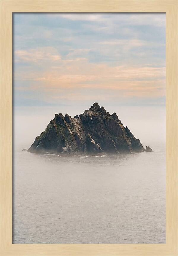 Majestic Skellig Michael Above The Waves