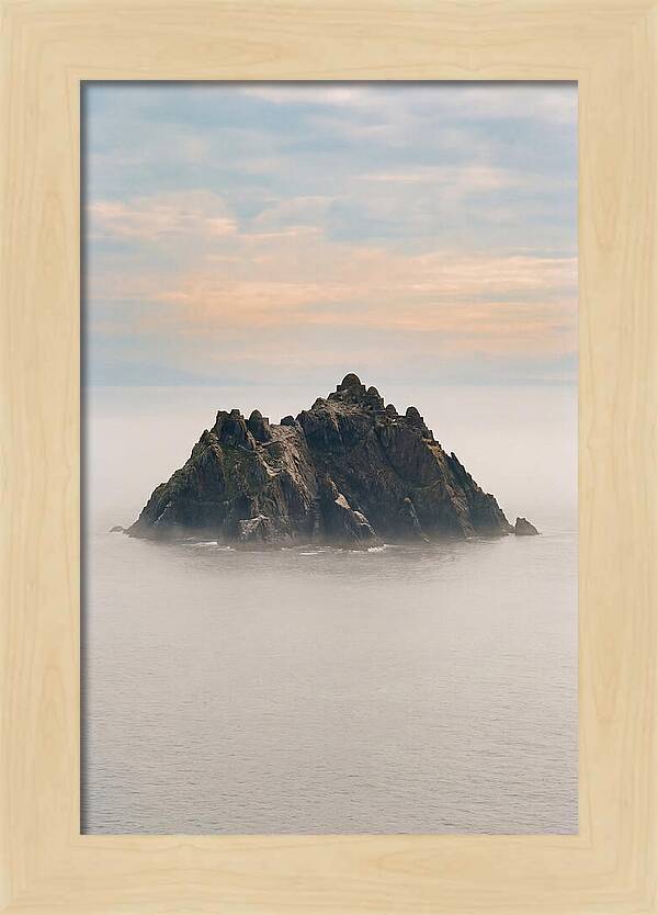 Majestic Skellig Michael Above The Waves