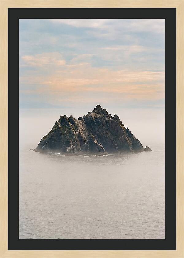 Majestic Skellig Michael Above The Waves