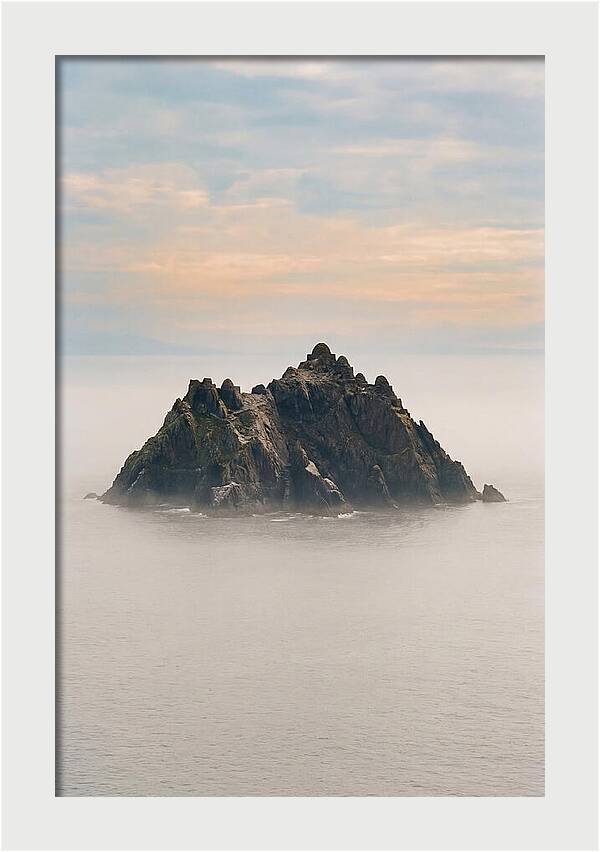 Majestic Skellig Michael Above The Waves