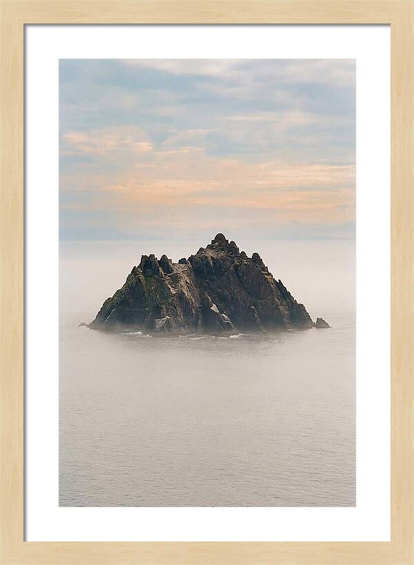 Majestic Skellig Michael Above The Waves
