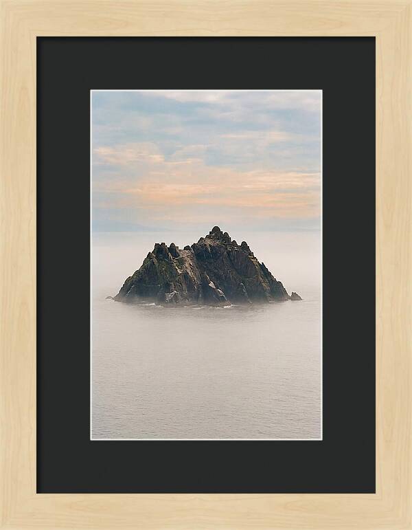 Majestic Skellig Michael Above The Waves