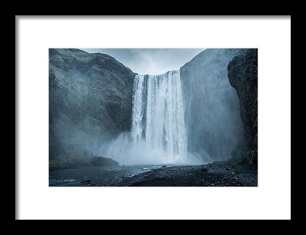 Majestic Skogafoss Waterfall