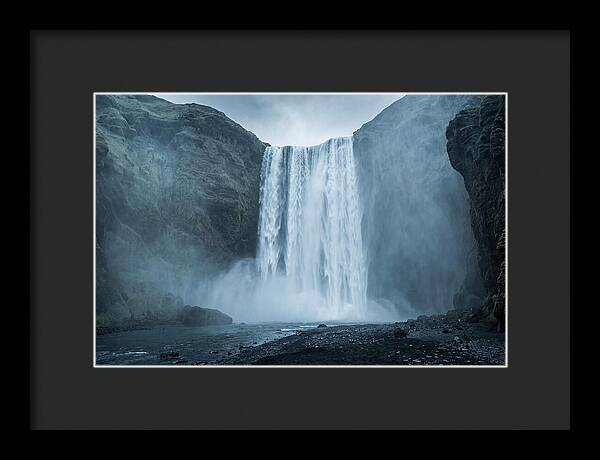 Majestic Skogafoss Waterfall