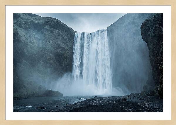 Majestic Skogafoss Waterfall