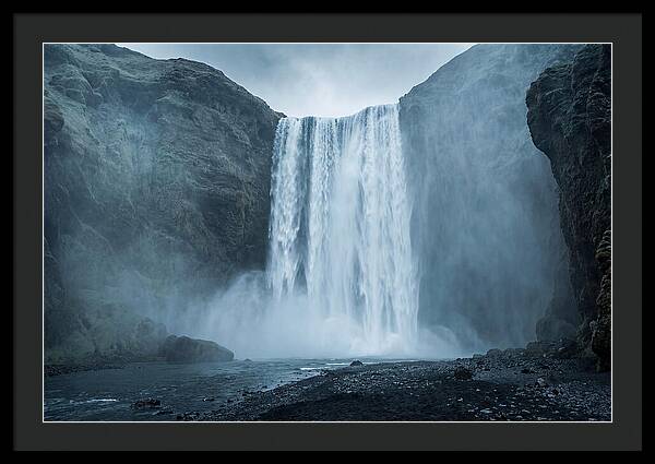 Majestic Skogafoss Waterfall