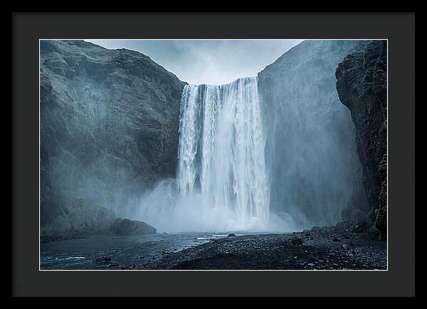 Majestic Skogafoss Waterfall