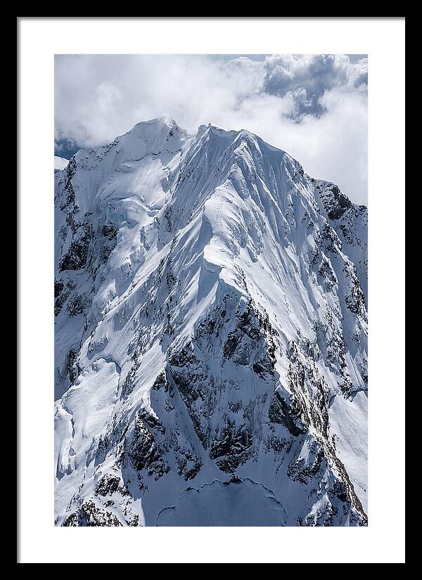 Majestic Snowcapped Mountain Range