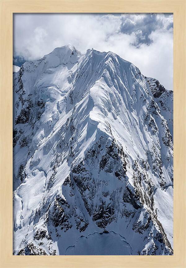 Majestic Snowcapped Mountain Range