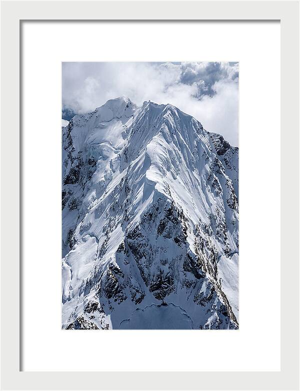 Majestic Snowcapped Mountain Range