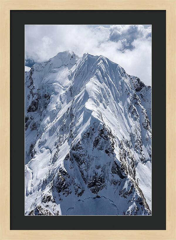 Majestic Snowcapped Mountain Range
