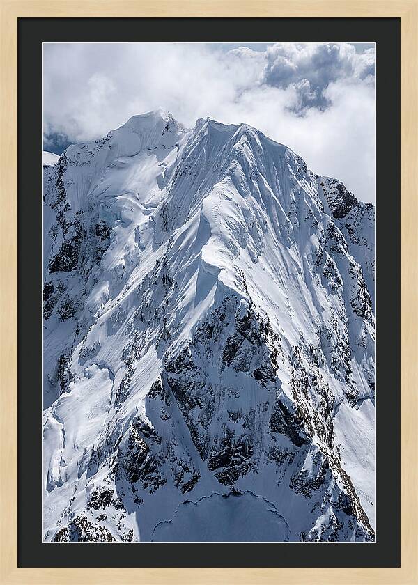 Majestic Snowcapped Mountain Range