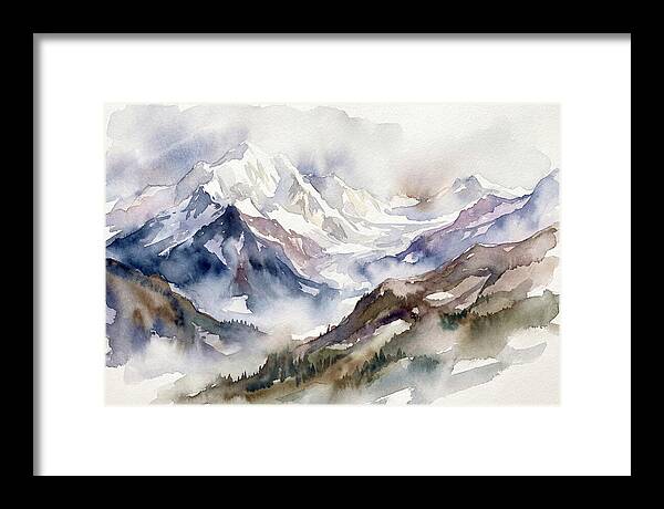 Majestic Snowy Peaks