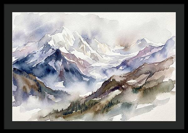 Majestic Snowy Peaks