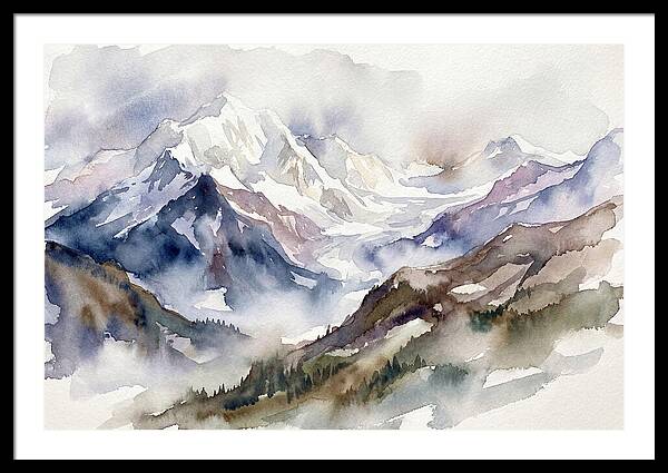 Majestic Snowy Peaks