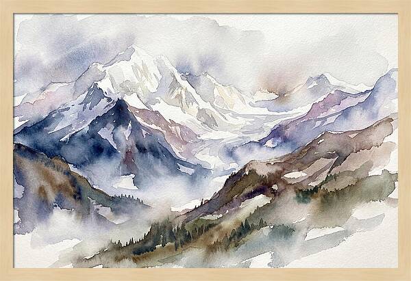 Majestic Snowy Peaks