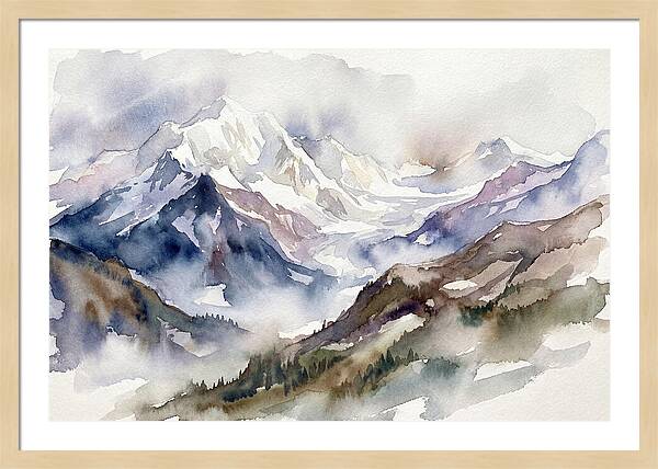 Majestic Snowy Peaks