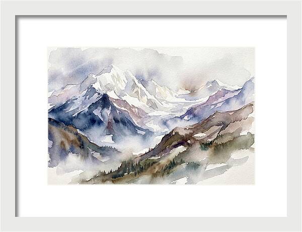 Majestic Snowy Peaks