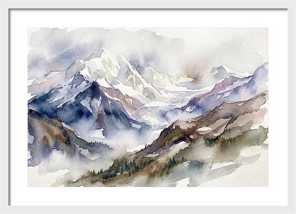 Majestic Snowy Peaks