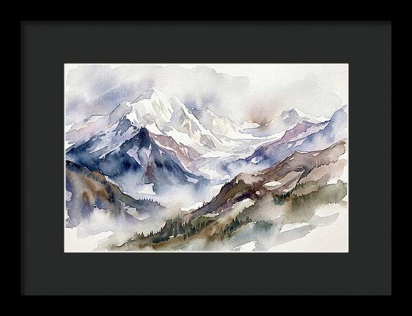 Majestic Snowy Peaks