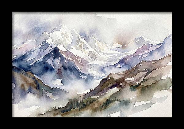 Majestic Snowy Peaks